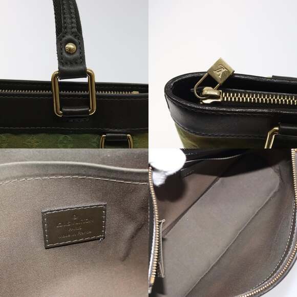 LOUIS VUITTON Monogram Mini Lucille PM Hand Bag Tst Khaki M92682 - Picture 11 of 13